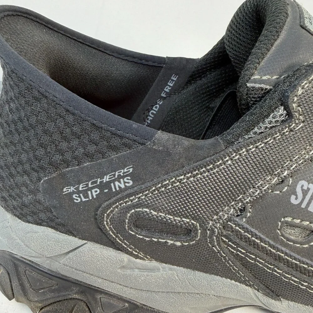 Skechers Slip-ins Cankton Faison Steel Toe Work Shoes Mens 10.5 Black 200211/BLK